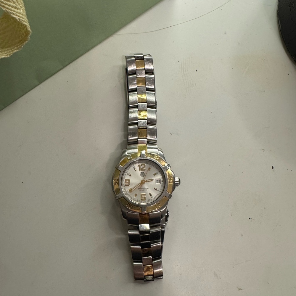 Tag Heuer Two-Tone Professional Stainless Steel Watch - Picture 4 of 7